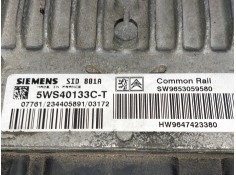 Recambio de centralita motor uce para peugeot 307 (s1) xr referencia OEM IAM HS9653059580 HW9647423380 5WS40133CT 2