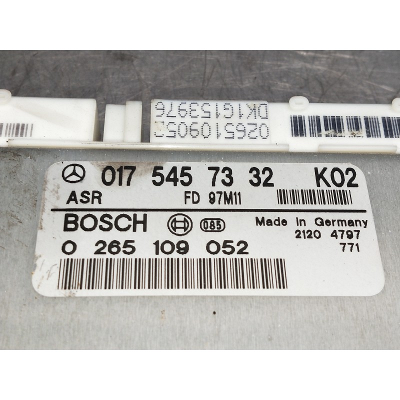 Recambio de centralita abs para mercedes clase e (w210) berlina diesel 220 diesel (210.004) referencia OEM IAM 0175457332 026510