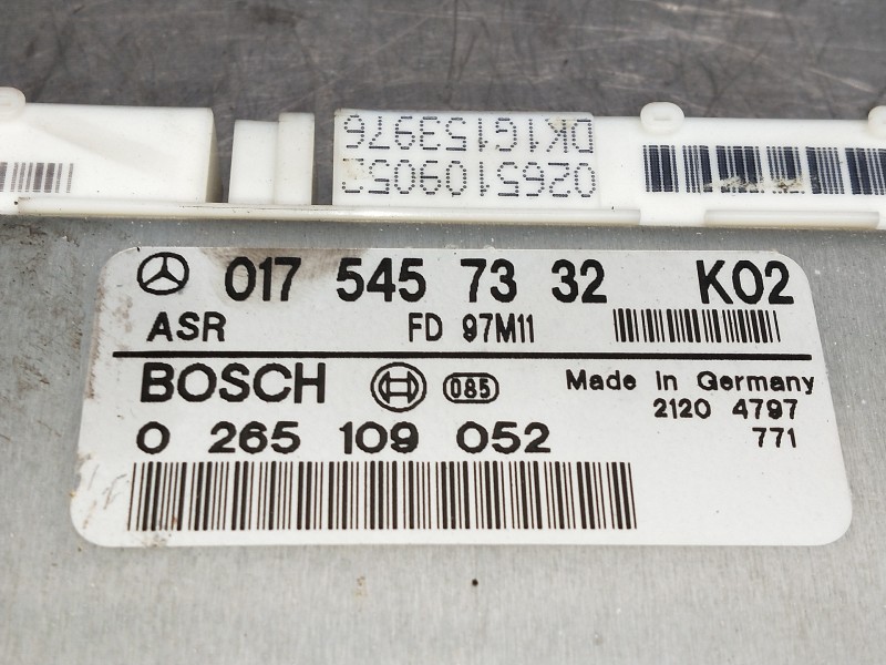 Recambio de centralita abs para mercedes clase e (w210) berlina diesel 220 diesel (210.004) referencia OEM IAM 0175457332 026510