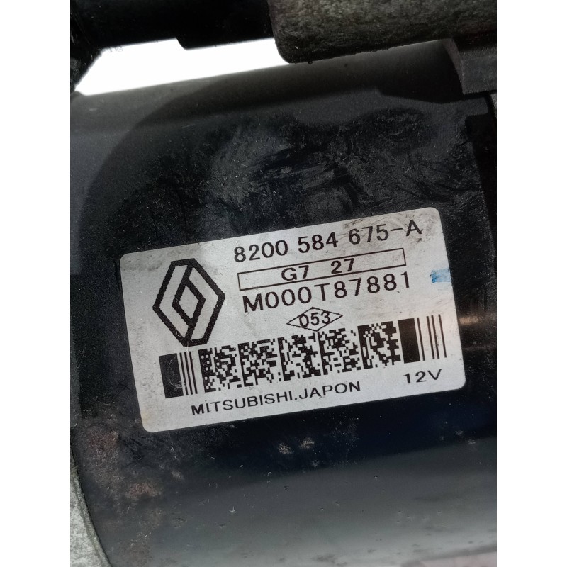 Recambio de motor arranque para renault kangoo (f/kc0) confort expression referencia OEM IAM 8200584675A M000T87881 