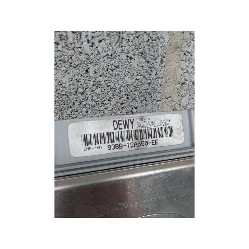 Recambio de centralita motor uce para ford mondeo berlina/familiar (fd) 2.0 16v cat referencia OEM IAM 93BB12A650EE DEWY  Recambio de centralita motor uce para ford mondeo berlina/familiar (fd) 2.0 16v cat referencia OEM IAM 93BB12A650EE DEWY
