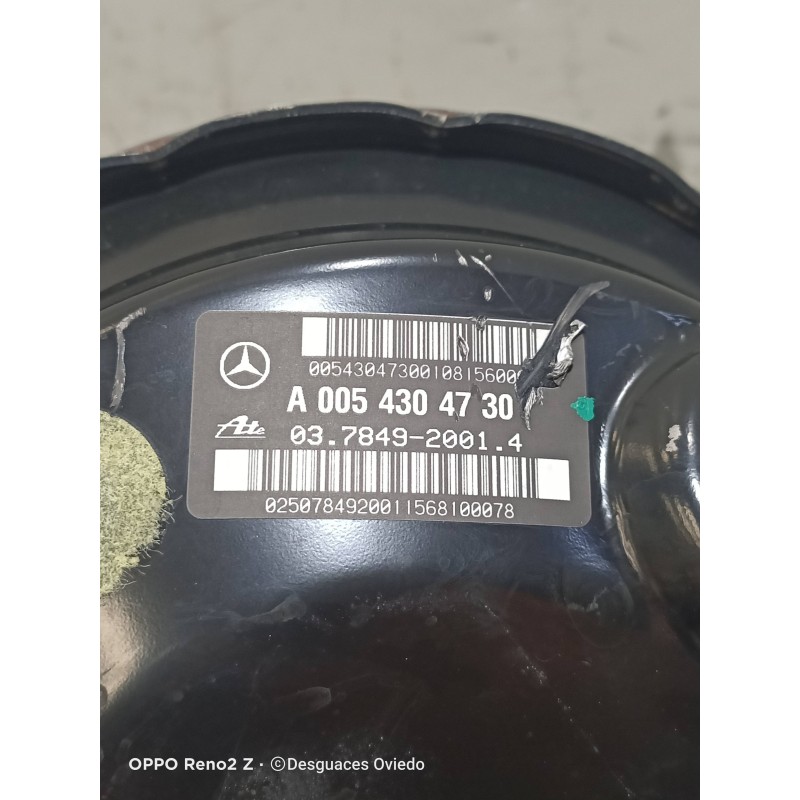 Recambio de servofreno para mercedes clase c (w203) sportcoupe c 220 cdi (la) (203.708) referencia OEM IAM A0054304730 037849200