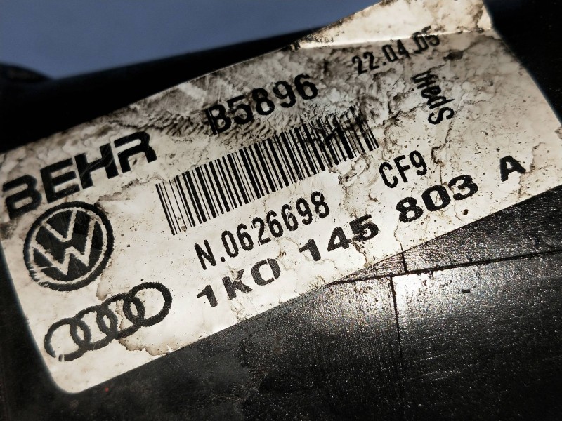 Recambio de intercooler para volkswagen golf v berlina (1k1) gti referencia OEM IAM 1K0145803A  