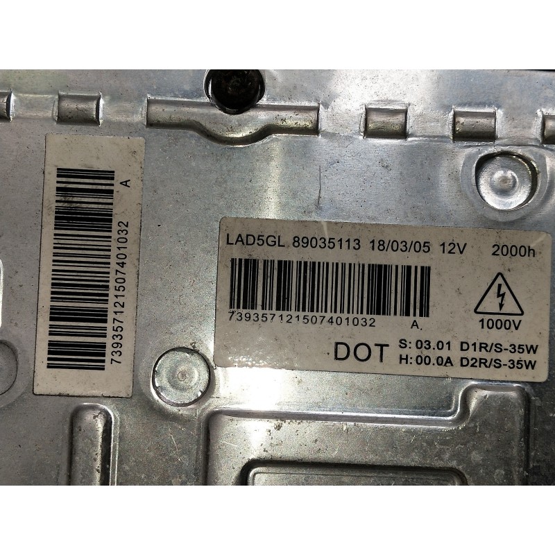 Recambio de faro derecho para citroen c5 berlina 1.6 hdi cat (9hy / dv6ted4) referencia OEM IAM 89035113 739357121507401032 XENO