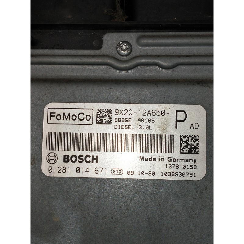 Recambio de centralita motor uce para jaguar xf 3.0 v6 diesel grace referencia OEM IAM 0281014671 9X2Q12A650 