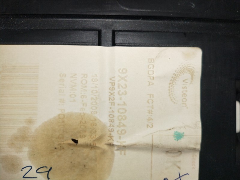 Recambio de cuadro instrumentos para jaguar xf 3.0 v6 diesel grace referencia OEM IAM 9X2310849KF  