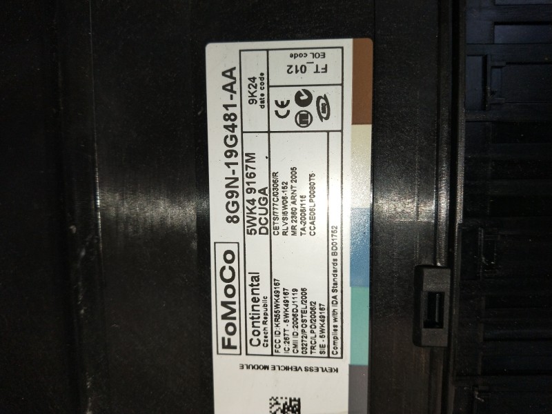 Recambio de modulo electronico para jaguar xf 3.0 v6 diesel grace referencia OEM IAM 8G9N19G481AA 5WK49167M 