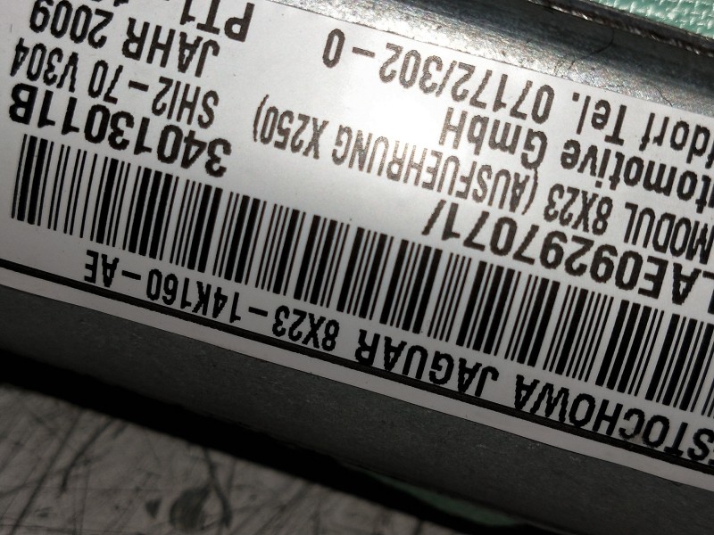 Recambio de airbag cortina delantero izquierdo para jaguar xf 3.0 v6 diesel grace referencia OEM IAM 8X2314K160AE  