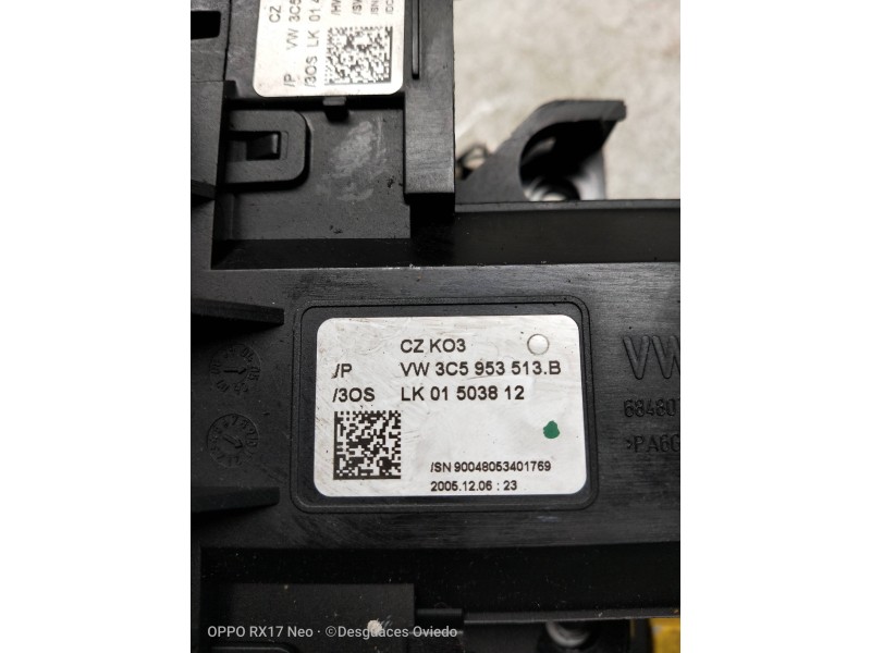 Recambio de mando luces para volkswagen passat berlina (3c2) 2.0 tdi referencia OEM IAM 3C5953507P 3C5953513B 