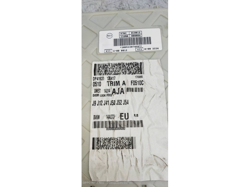 Recambio de caja reles / fusibles para ford focus lim. (cb8) edition referencia OEM IAM DM5T14014AJA BV6N14A073EU 