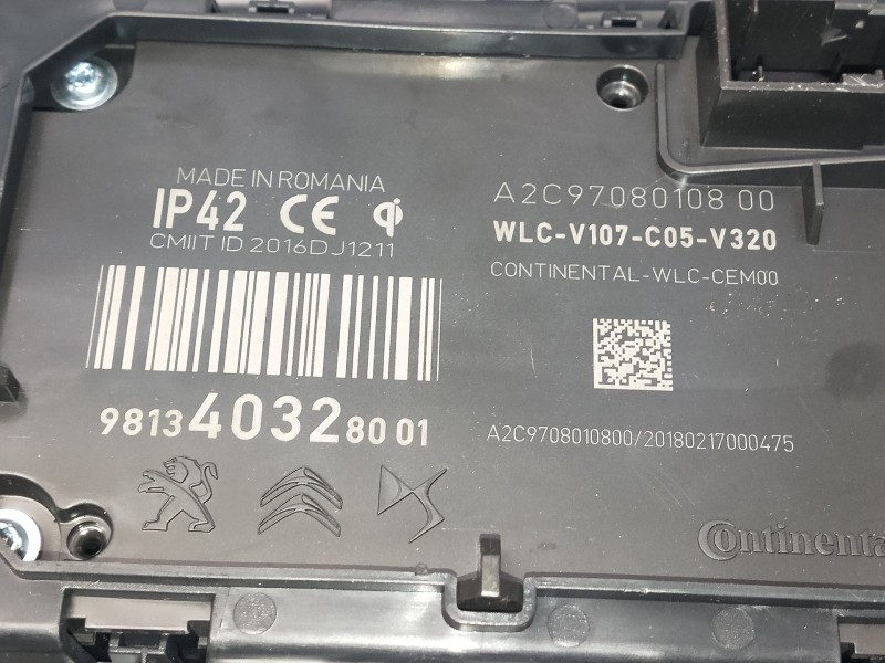 Recambio de modulo electronico para peugeot 3008 allure referencia OEM IAM 9813403280 A2C9708010800 