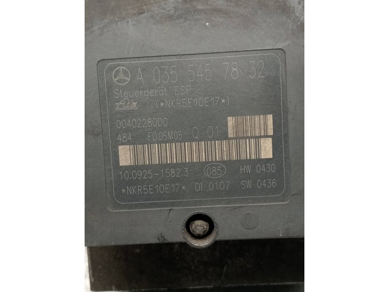 Recambio de abs para mercedes clase clk (w209) coupe 220 cdi (209.308) referencia OEM IAM 10092515823 A0355457832 10020404734 A0