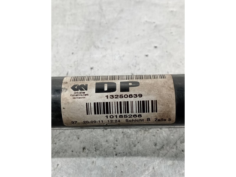 Recambio de transmision delantera derecha para opel astra j lim. cosmo referencia OEM IAM 13250839 10185268 