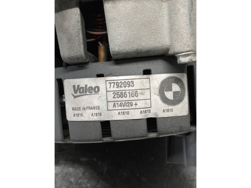 Recambio de alternador para bmw x5 (e53) 3.0d referencia OEM IAM 7792093 2586166 