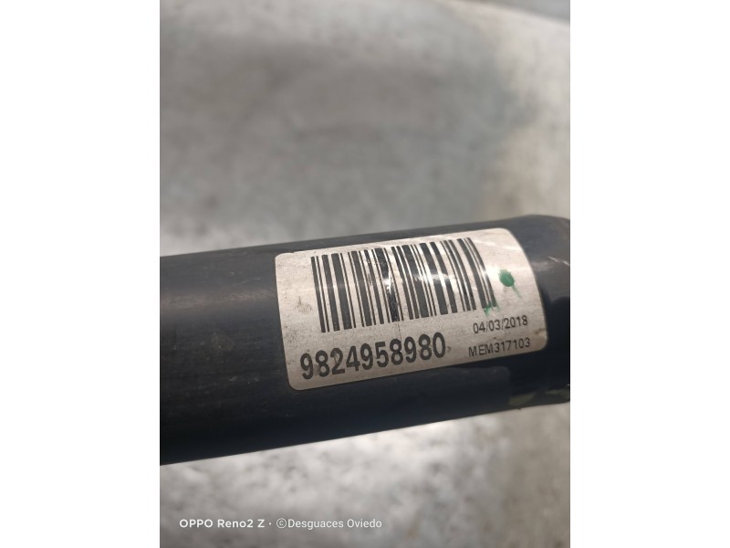 Recambio de amortiguador trasero derecho para peugeot 3008 allure referencia OEM IAM 9824958980  