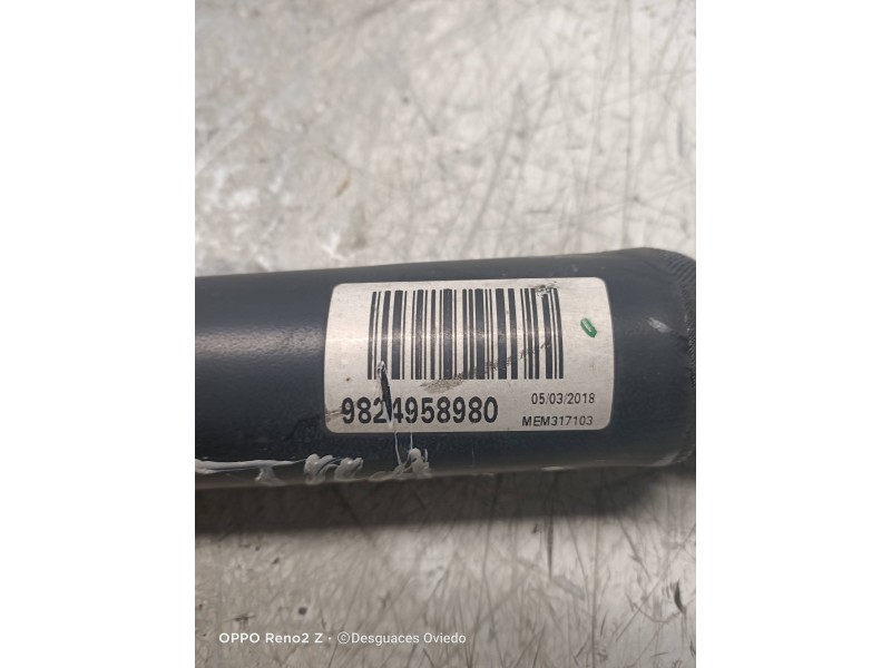 Recambio de amortiguador trasero izquierdo para peugeot 3008 allure referencia OEM IAM 9824958980  