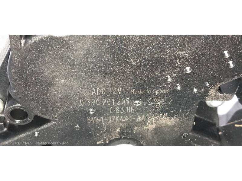 Recambio de motor limpia trasero para ford focus lim. (cb8) edition referencia OEM IAM 0390201205 BV6117K441AA 