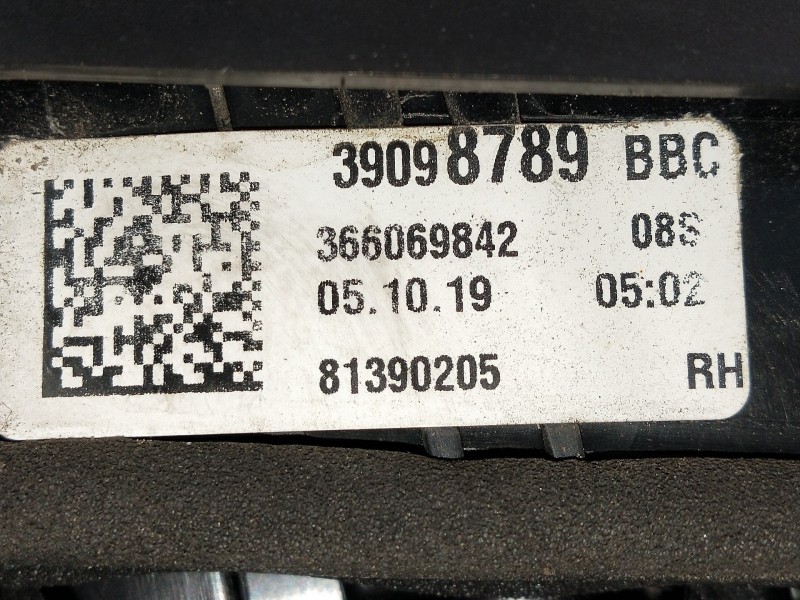 Recambio de piloto trasero derecho interior para opel astra k lim. 5türig 1.2 referencia OEM IAM 39098789BBC 366069842 81390205