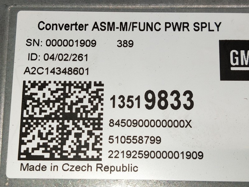 Recambio de modulo electronico para opel astra k lim. 5türig 1.2 referencia OEM IAM 13519833 8450900000000X 510558799