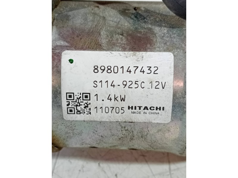 Recambio de motor arranque para opel astra j lim. cosmo referencia OEM IAM 8980147432 HITACHI 