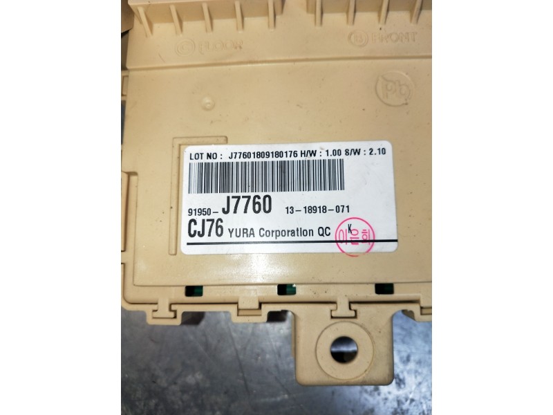 Recambio de caja reles / fusibles para kia ceed business referencia OEM IAM 91950J7760  