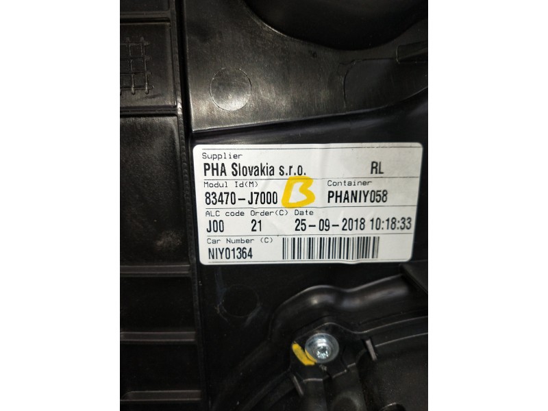 Recambio de elevalunas trasero izquierdo para kia ceed business referencia OEM IAM 83470J7000  5P