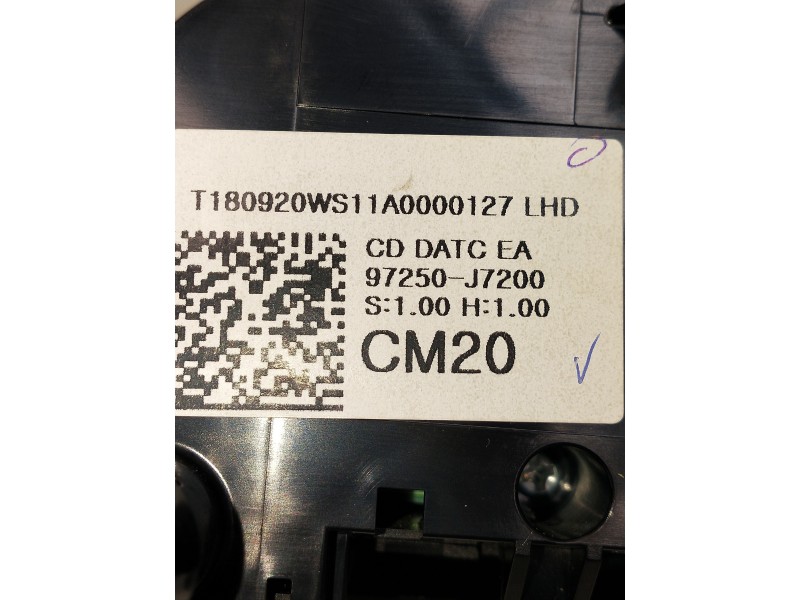 Recambio de mando calefaccion / aire acondicionado para kia ceed business referencia OEM IAM 97250J7200 97250J7XXX 