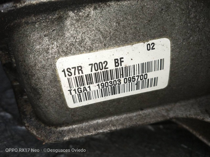 Recambio de caja cambios para ford mondeo berlina (ge) 2.0 cat referencia OEM IAM 1S7R7002BF T1GA1 190303 095700 