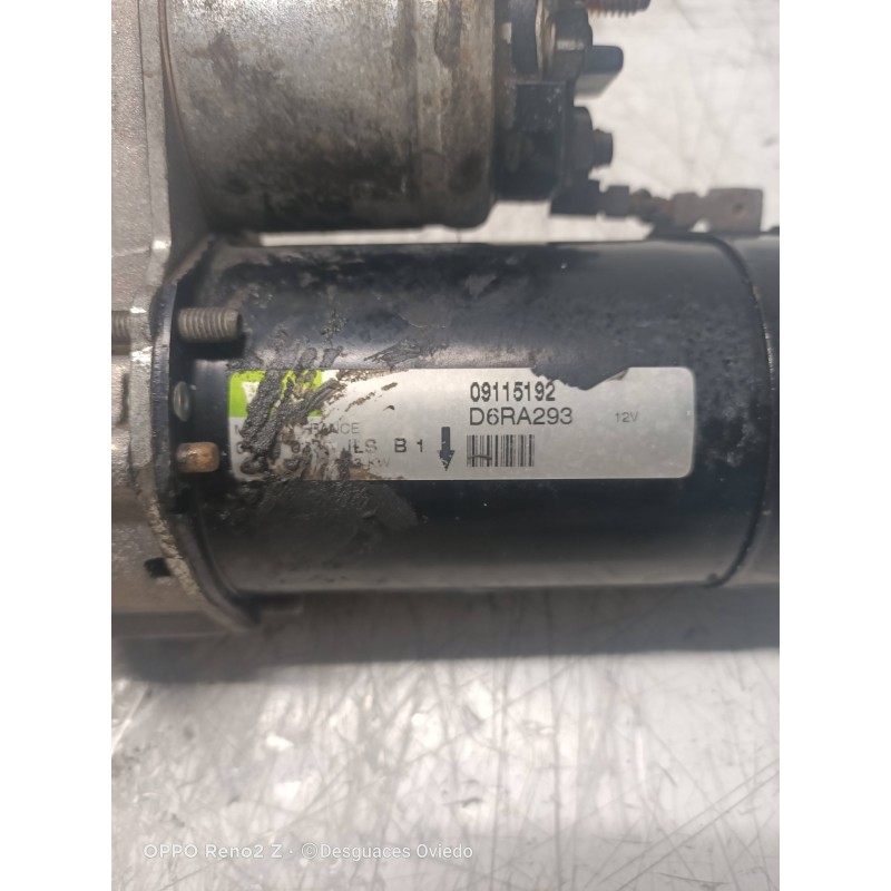 Recambio de motor arranque para opel corsa c blue line referencia OEM IAM 09115192 D6RA293 