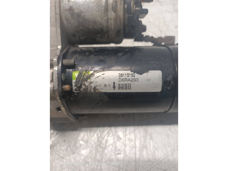Recambio de motor arranque para opel corsa c blue line referencia OEM IAM 09115192 D6RA293 