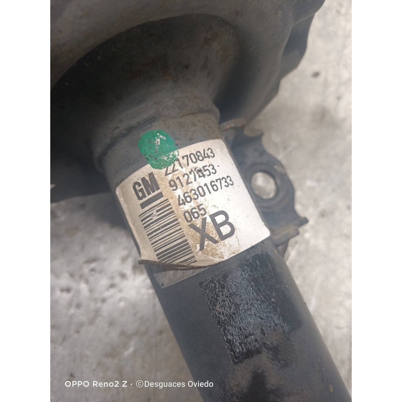 Recambio de amortiguador delantero izquierdo para opel corsa c blue line referencia OEM IAM 22170843 9127453 463016733