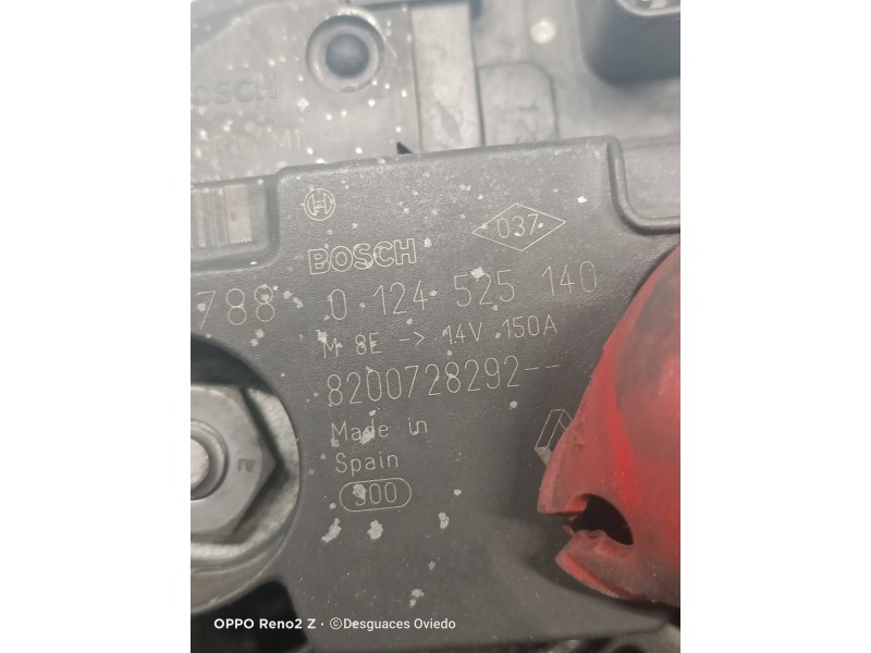Recambio de alternador para nissan qashqai (j10) tekna referencia OEM IAM 0124525140 8200728292 