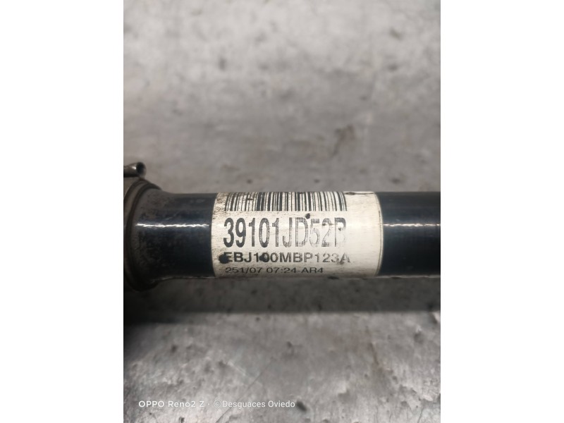 Recambio de transmision delantera izquierda para nissan qashqai (j10) tekna referencia OEM IAM 39101JD52B  