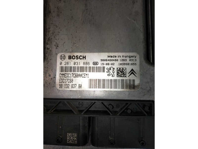 Recambio de centralita motor uce para peugeot 308 allure referencia OEM IAM 0281031886 9813283780 