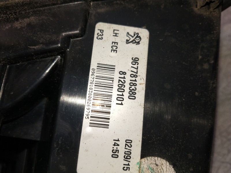 Recambio de piloto trasero izquierdo interior para peugeot 308 allure referencia OEM IAM 9677818380 81260101 