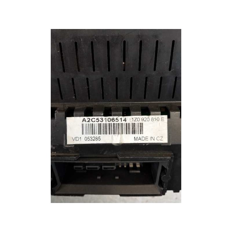Recambio de cuadro instrumentos para skoda octavia berlina (1z3) 1.9 tdi dpf referencia OEM IAM A2C53106514 1Z09200810E 