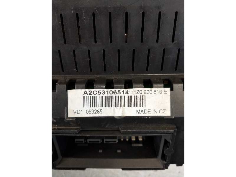 Recambio de cuadro instrumentos para skoda octavia berlina (1z3) 1.9 tdi dpf referencia OEM IAM A2C53106514 1Z09200810E 