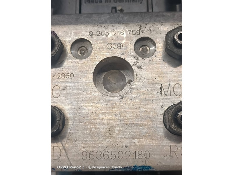 Recambio de abs para citroen xsara berlina 1.9 td sx referencia OEM IAM 0273004203 0265216759 9636502180