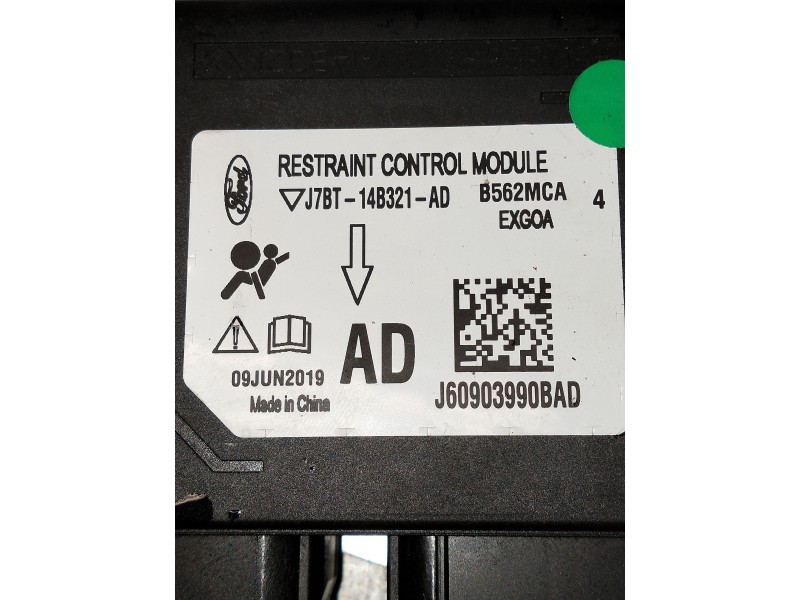 Recambio de centralita airbag para ford ka+ ultimate referencia OEM IAM J7BT14B321AD  