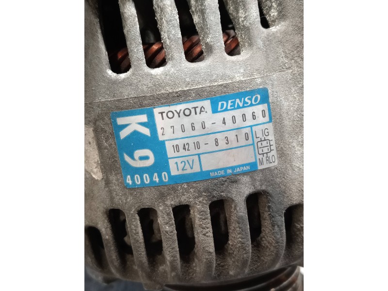 Recambio de alternador para toyota iq básico referencia OEM IAM 2706040060 1042108310 