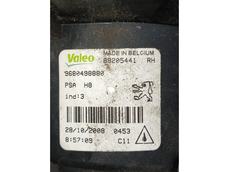 Recambio de faro antiniebla derecho para peugeot 308 sw sport referencia OEM IAM 9680498880 89205441 VER FOTOS