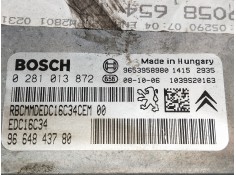Recambio de centralita motor uce para peugeot 308 sw sport referencia OEM IAM 9664843780 0281013872 EDC16C34 2