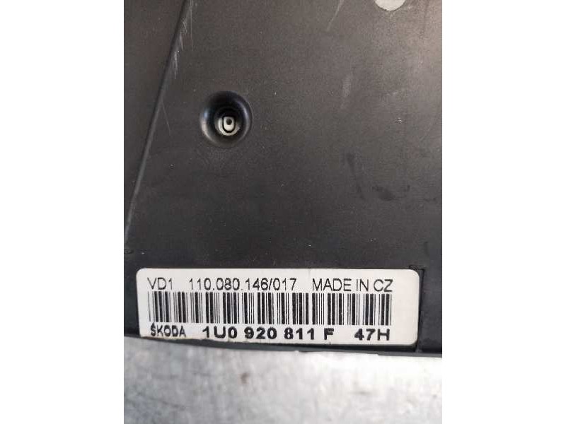 Recambio de cuadro instrumentos para skoda octavia berlina (1u2) 1.9 tdi referencia OEM IAM 110080146017 1U0920811F 
