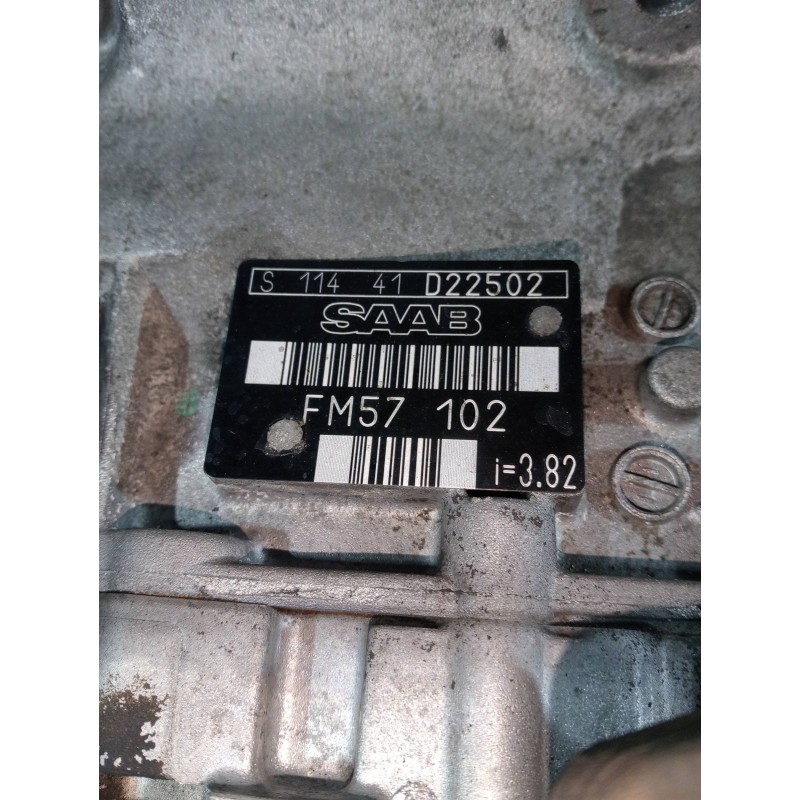Recambio de caja cambios para saab 9-3 berlina 1.8 t vector referencia OEM IAM FMS7 S11441022502102 FMS7 5V