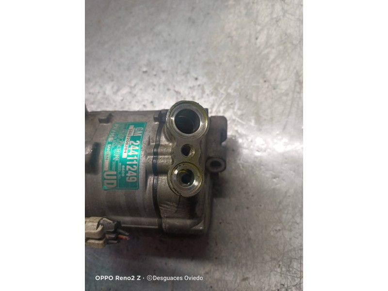 Recambio de compresor aire acondicionado para saab 9-3 berlina 2.2 16v tid cat referencia OEM IAM 24411249 1002208204 PXV16