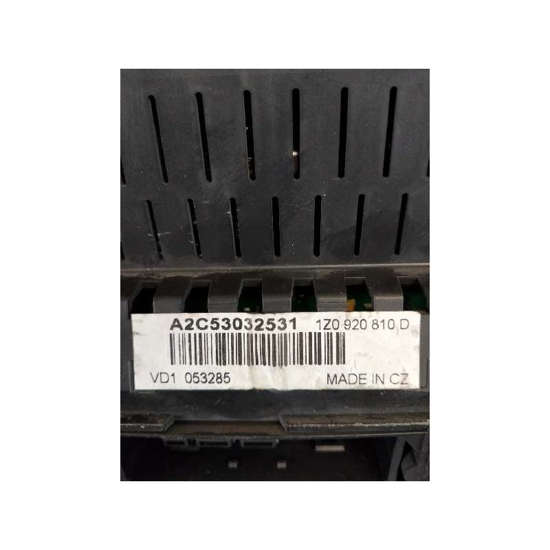 Recambio de cuadro instrumentos para skoda octavia berlina (1z3) 1.9 tdi dpf referencia OEM IAM A2C53032531 1Z0920810D 