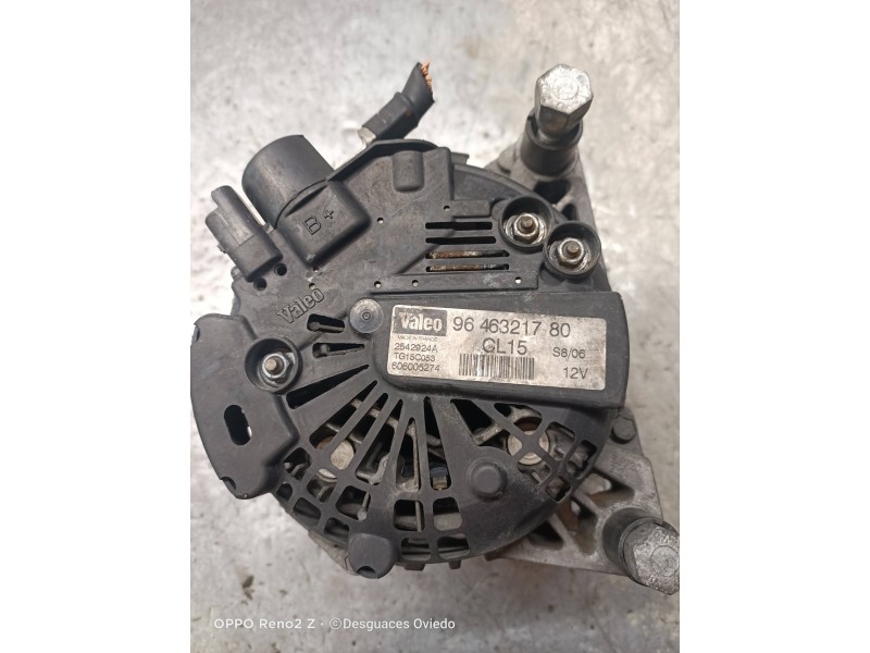 Recambio de alternador para lancia phedra (180) 2.2 jtd 16v emblema referencia OEM IAM 9646321780 2542924A 