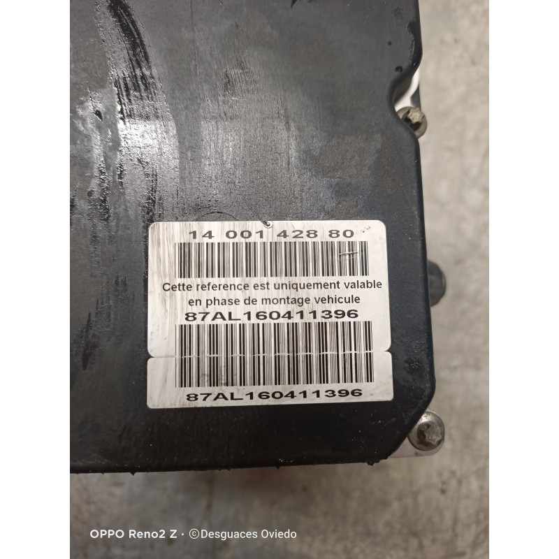 Recambio de abs para lancia phedra (180) 2.2 jtd 16v emblema referencia OEM IAM 1400142880 87AL160411396 0265234037 87AL16041139