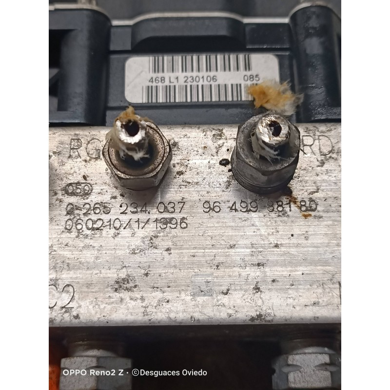 Recambio de abs para lancia phedra (180) 2.2 jtd 16v emblema referencia OEM IAM 1400142880 87AL160411396 0265234037 87AL16041139