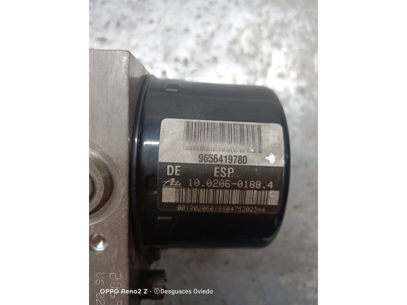 Recambio de abs para citroen c5 berlina 1.6 hdi cat (9hy / dv6ted4) referencia OEM IAM 10096011463 9656419780 10020601884